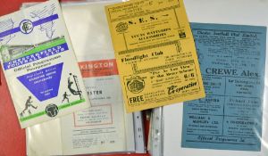Chester football programme collection to include every league home and away for seasons 1962/1963