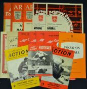 Football programme selection to include Arsenal 1946/1947 Portsmouth (Buick-pirate) 1947/1948