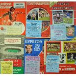 Selection of football programmes with tickets and included are 1984 Milk Cup Replay, 1984 FA Cup