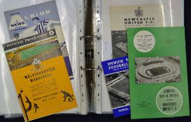 Mixed football programmes four binders of programmes from the 1950s onwards. Specials included,