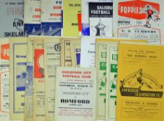 Collection of non-league football programmes good content of 1950s, 1960s and including FA Amateur