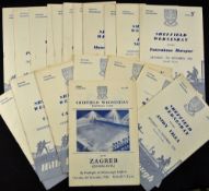Collection of 1956/1957 Sheffield Wednesday home programmes full season (apart from Wolves) plus