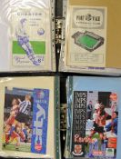 Chester football programme collection to include home and away issues in FA Trophy, Associate
