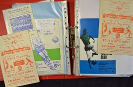 Chester football programme collection to include every league home and away for seasons 1966/1967