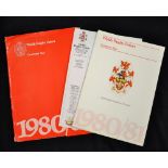 1980/81 Official Welsh Rugby Union Centenary Promotion pack - to incl Celebration Plans, Rugby