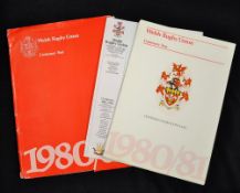 1980/81 Official Welsh Rugby Union Centenary Promotion pack - to incl Celebration Plans, Rugby