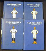 1905 Association Football and The Man Who Made It 1905 by Pickford and Gibson. Full set of 4 volumes