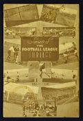 Pre-war 1938/1939 Football Jubilee Match football programme Crystal Palace v Brighton & Hove