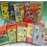The Boys Book of Soccer Annuals 1950 to 1961 plus 1963 and 1964 all with DJ, generally good (14)