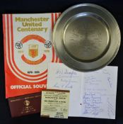 Rare 1978 Manchester United Centenary Collection: 1978 Manchester Utd v Real Madrid centenary