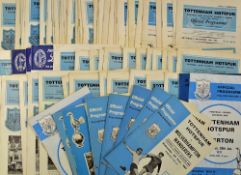 Collection of Tottenham Hotspur 1960s home programmes from 1961 onwards. Condition varies (85+)