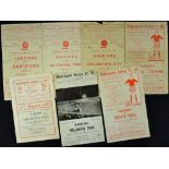 Kidderminster Harriers football programme selection including 1950/51 Dartford, Kettering Town,