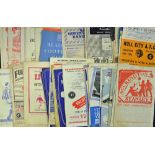Selection of 1940s/1950s football programmes to include 1947/48 Millwall v Cardiff City, 1948/49