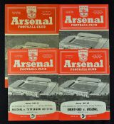 Selection of London FA Challenge Cup matches to include 1960/1961 Arsenal v Tottenham Hotspur,