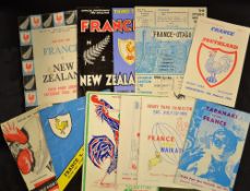 1961 France Tour to New Zealand and Australia rugby programmes consisting of v Taranaki 12th July,