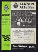 1978 European Champions League Semi-Final Borussia Monchengladbach v Liverpool dated 29 March