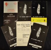 1963/64 New Zealand Rugby Tour to the UK English programmes including vs London Counties, vs Midland