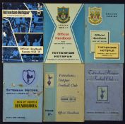 Tottenham Hotspur Official Handbooks for seasons 1949/1950, 1951/1952, 1956/1957, 1965/1966, 1966/