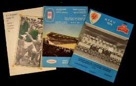 3x South Africa Rugby International rugby programmes to incl South Africa v World XV '77, South