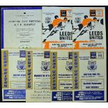 Mixed programme selection to include 1950/51 Millwall v Dundee Utd (Festival of Britain), Leeds