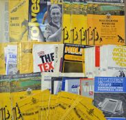 Collection of Wolverhampton Wanderers football programmes homes, some aways, Texaco Cup, FA Cup