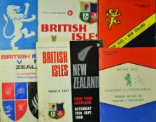 Collection of 1966 British Lions Rugby Tour to New Zealand programmes to include the 2nd, 3rd and