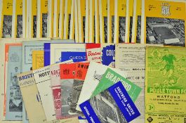 Collection of Watford football programmes from 1962/1963 season to include v Poole Town (FAC) home