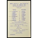1968/1969 Northern Floodlit League Cup match Carlisle Utd v Southport at Brunton Park. Single