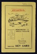 Scarce football programme 1953/1954 Middlesbrough v Wolverhampton Wanderers Division 1 match at