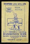 War-time 1945/1946 Bradford Park Avenue v Newcastle Utd (22 December) v Birmingham City (2 March), 4