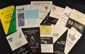 1972/73 New Zealand Rugby Tour to the UK English programmes including vs England, rare vs