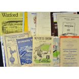 Selection of Reserve match football programmes mostly 1940s/1950s with the balance more modern