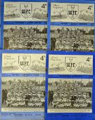 Selection of Watford home programmes 1954/1955 v Liverpool (Friendly), v Simmering Vienna (