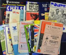 Friendly and Testimonial football programmes good varied selection of around 85 different