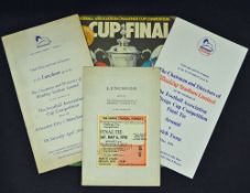 1978 FA Cup Final Arsenal v Ipswich Town programme + ticket plus Table Plan and List of Guests and