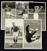 Black & White postcard photographs of Shrewsbury Town 1950s players including Crossley, Wallace,