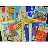 Collection of 1960s football programmes covering many different clubs and interesting fixtures are