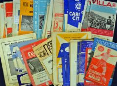 Collection of 1960s football programmes covering many different clubs and interesting fixtures are