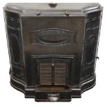 CAST IRON ART NOUVEAU MULTI-FUEL STOVE