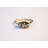 VICTORIAN DIAMOND THREE STONE RING