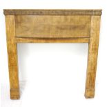 OAK BOW FRONT FIRE SURROUND