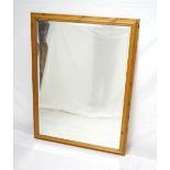 LARGE PINE FRAMED MIRROR