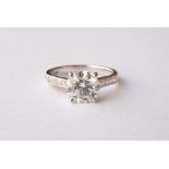 IMPRESSIVE CERTIFIED DIAMOND SOLITAIRE R