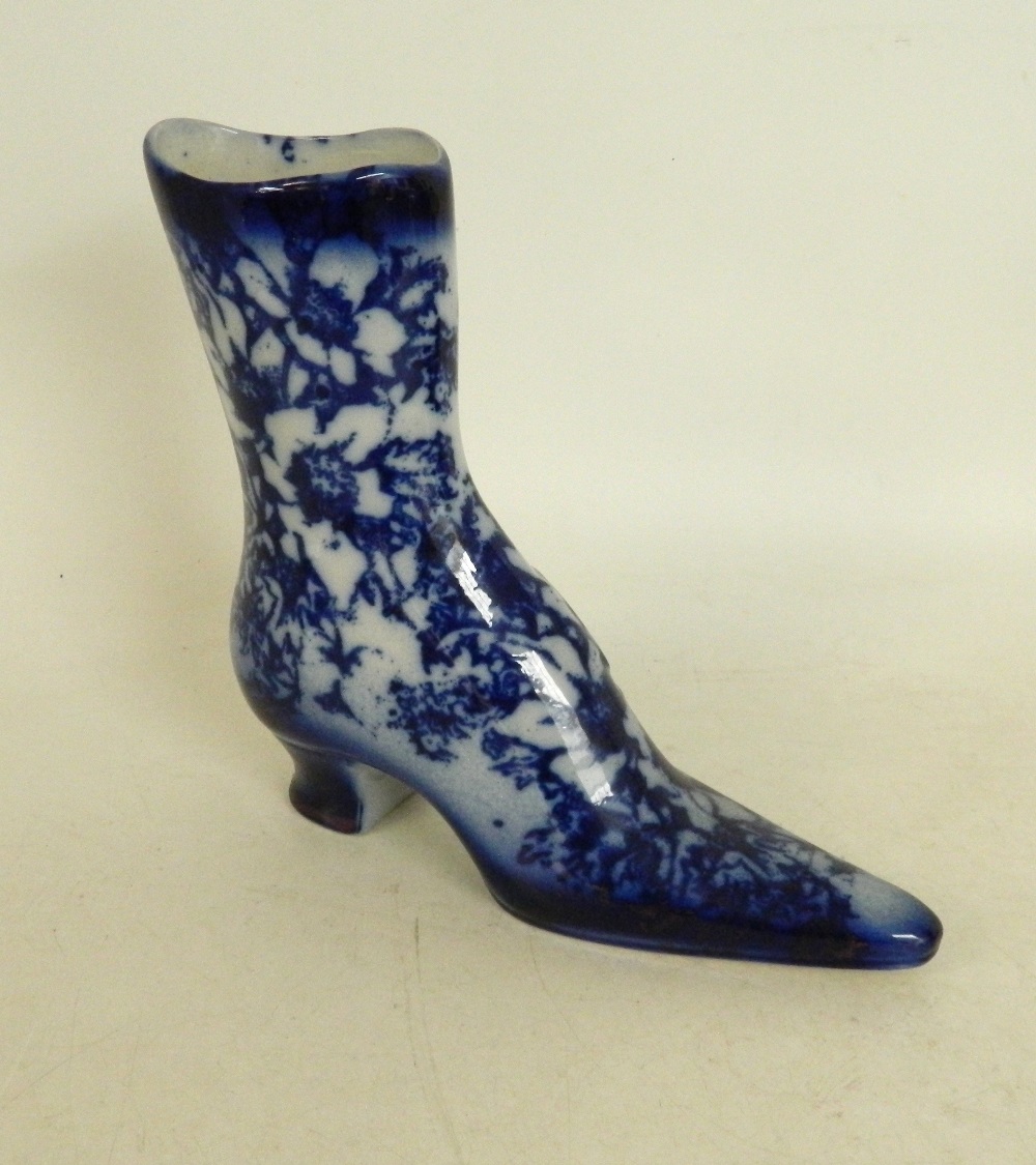 VICTORIAN CERAMIC LADY'S BOOT