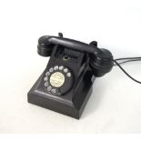 1950's BLACK BAKELITE TELEPHONE