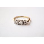 DIAMOND SEVEN STONE DRESS RING
circa 1917, set in eighteen carat gold,