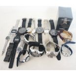 SELECTION OF LADIES AND GENTLEMEN'S WRISTWATCHES
including a boxed Casio,