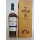 MACALLAN 30 YEAR OLD
A rare bottling of the Macallan 30 Year Old Single Malt Scotch Whisky.  OB.