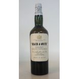 BLACK & WHITE BLEND CIRCA 1960'S
We estimate this bottle as being from the 1960's with the popular