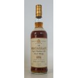 MACALLAN 18YO - 1974
1 bottle.  Macallan 18 Year Old Single Malt Scotch Whisky.  OB.  70cl.